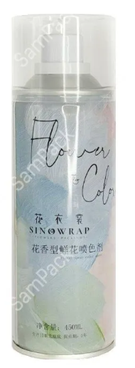 Спрей - краска для срезочных цветов 450мл Белая