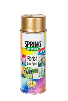 Спрей - краска Золото Spring для срезочных цветов 400мл