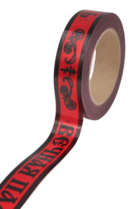 Лента Вечная память 3см*50ярд Простая Красная Россия