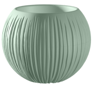 Горшок Сфера 1,7лит Нефрит (с дренажной системой)