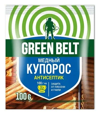 Медный Купорос 100гр (1уп/150шт) Против парши, пятнистостей, усыхания