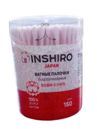 Ватные палочки INSHIRO Розовые (1уп/150шт) VР-488 Ватные палочки INSHIRO Розовые (1уп/150шт) VР-488