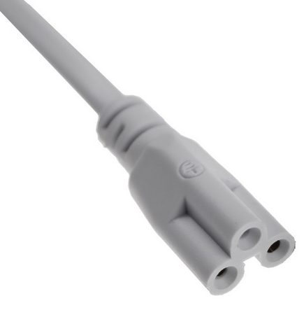 Провод для подключения фитоламп к сети 220В Uniel 3 контакта,белый Арт-9944645