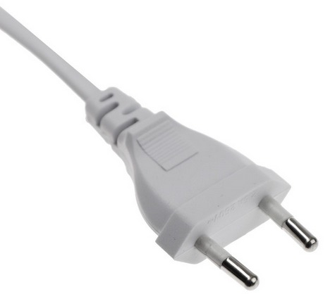 Провод для подключения фитоламп к сети 220В Uniel 3 контакта,белый Арт-9944645