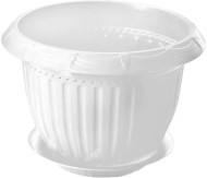 Горшок Байкал 2лит Белый с поддоном