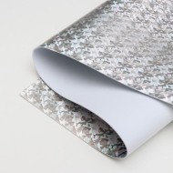 Фоамиран 1,8мм Голоргамма Серебро 60*70см (1уп/10шт)