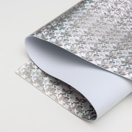 Фоамиран 1,8мм Голоргамма Серебро 60*70см (1уп/10шт)