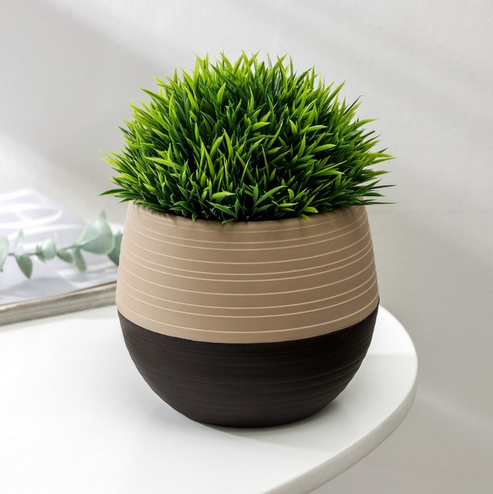 Горшок Дуэт 2,5лит Шоколад-Кофе с молоком (с дренажной системой) Горшок Дуэт 2,5лит Шоколад-Кофе с молоком (с дренажной системой)