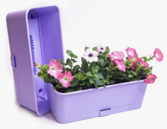 Балконный ящик Прованс 6лит Лаванда 400*170*130мм с прикорневым поливом