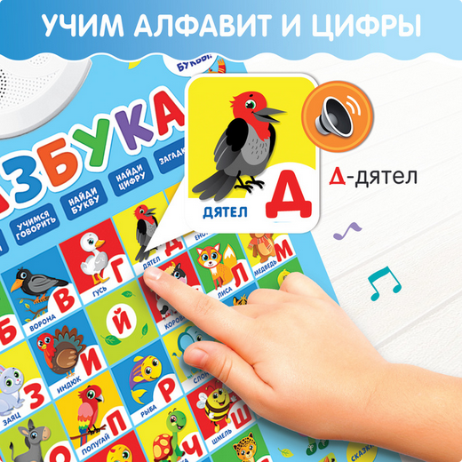 Азбука электронный обучающий плакат Арт-3098107