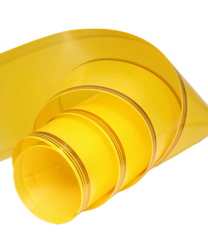 Лента Золот полоса 10см*50ярд Жёлтая Лента Золот полоса 10см*50ярд Жёлтая