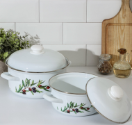 Набор Кастрюль Olives 2шт (2л/4,5л) Арт-7610906 Доляна