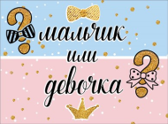 Конверт для денег Для проведения гендер-пати Мальчик или девочка Арт 5300860