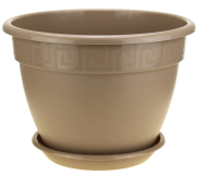 Горшок Антик 10лит D-32см Фраппе с поддоном