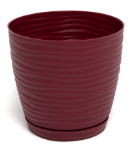 Горшок Лиана 1,7лит Цветные с поддоном