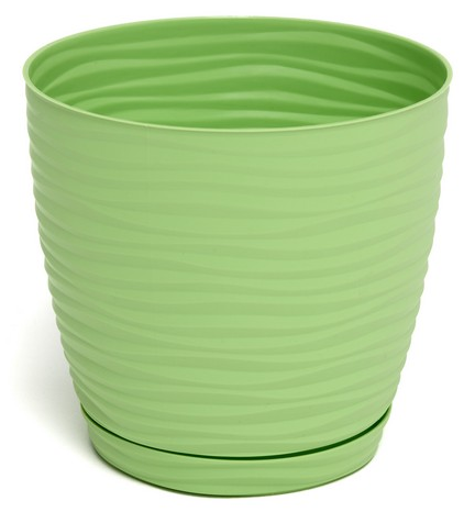 Горшок Лиана 1,7лит Цветные с поддоном Горшок Лиана 1,7лит Цветные с поддоном