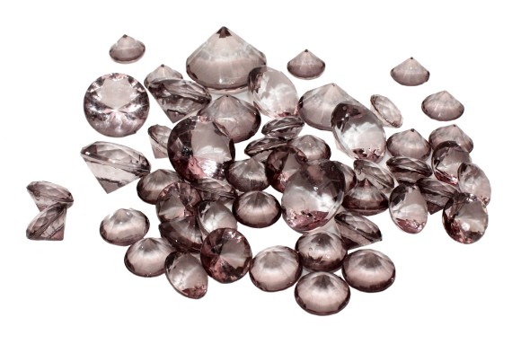Камешки кристалы смесь дымчатые 150гр KS-4389