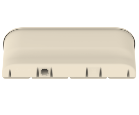 Горшок настенный Фитомодуль 590мм 3шт*2лит Слоновая кость (с прикорневым поливом)