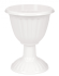 Горшок вазон Жасмин на высокой ножке 12лит Белый М-1390 (БАШ)