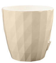 Горшок Соло RUBY 3лит Кремовый Арт-9207 с прикорневым поливом