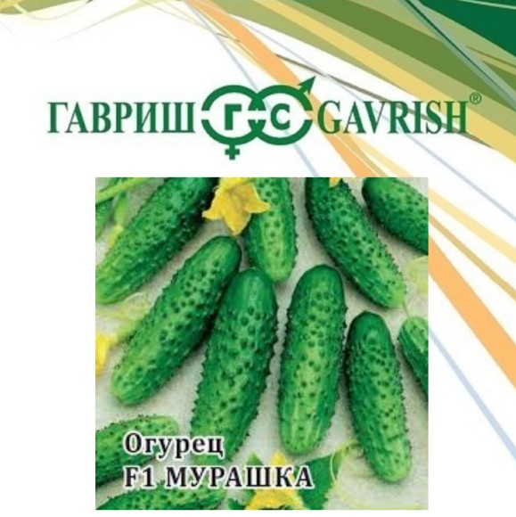 Огурец 100шт Мурашка F1 ЦВ/П (ГАВРИШ) скороспелый партенокарпический
