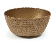 Горшок Миска Джерси 240мм Золотой Металлик