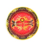 Тарелка бумажная Царская трапеза D-18см*6шт Арт-322108