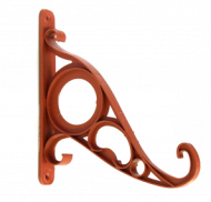 Крючок для подвесных кашпо настен пластик Терракот 20см Крючок для подвесных кашпо настен пластик Терракот 20см