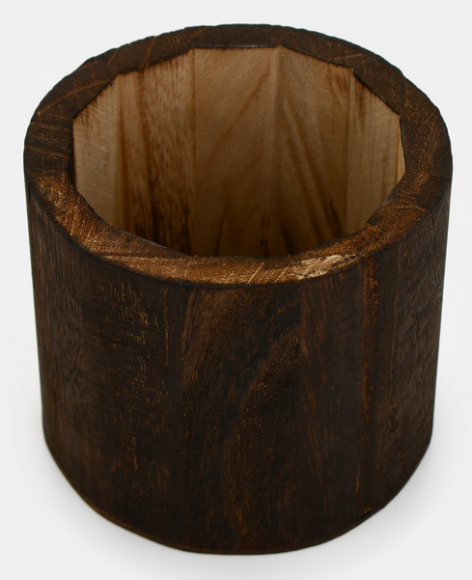 Ваза стеклянная с деревянной подставкой Н-25,5см 1,25лит Ваза стеклянная с деревянной подставкой Н-25,5см 1,25лит