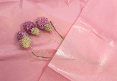 Бумага листами Тишью 50*66см Жемчужная Сиреневая (1уп/10шт) ЦЕНА за лист