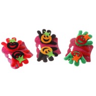 Зажим ладошки тыква (набор 2шт) 2 цвета 322486