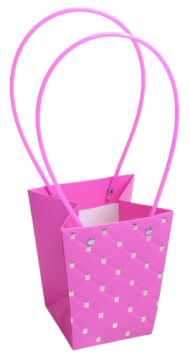 Сумочка для горшечных цветов 130*95*155мм Трапеция 3D Фуксия Арт-101201