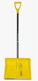 Лопата Снег пластиковая Гардения Монблан 1370*490*370мм с фибергласовым черенком