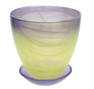 Кашпо для орхидей Стекло №-2 Алебастр Жёлто-Фиолетовый (D-13см) Кашпо для орхидей Стекло №-2 Алебастр Жёлто-Фиолетовый (D-13см)