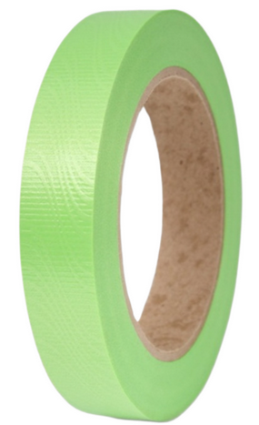 Лента Простая Тиснение дерево 2см*50ярд Салатовая