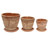 Кашпо Саванна №1 (ЗОЛОТОЕ) D-13см