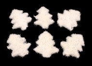 Ёлочное украшение Ёлочка (пенопласт) (5*4*2см/6шт) Арт-09757