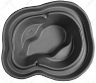 Пруд садовый 700лит Чёрный 184*157*62см