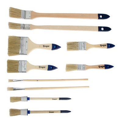 Кисть набор 10шт ТУНДРА Арт-4132610