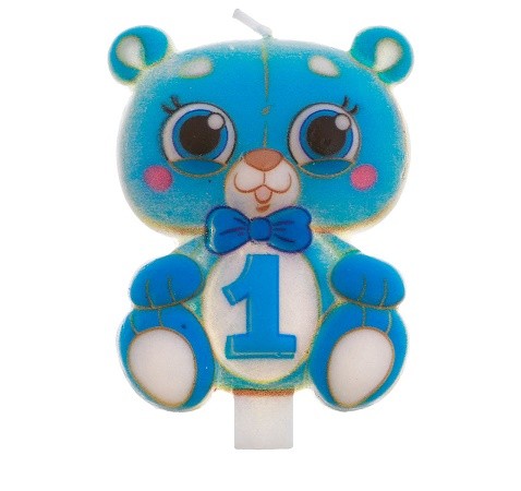 Свеча Цифра 1 Мишка 2663275