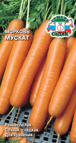 Морковь Мускат ЦВ/П (СЕДЕК) 2гр раннеспелая