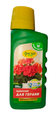 Удобрение Цветочное счастье Герани 285мл (1уп/9шт) min 3шт