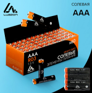 Батарейка мизинчиковая LuazON Heavy Duty ААА солевая (1уп/4шт) Цена за 1шт