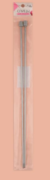 Спицы для Вязания набор 2шт*35см D-3,5мм Арт-1161207