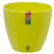Горшок Santino DECO Twin 12лит D-28,5см Лайм (с дренажной системой)