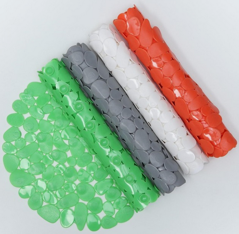 Коврик противоскользящий в ванну на присосках Доляна 33*63см