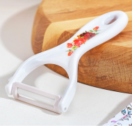 Овощечистка керамическая Доляна Букет 13см Арт-1221511 Овощечистка керамическая Доляна Букет 13см Арт-1221511