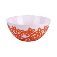 Салатник пластик Виктория 1,3лит Оранжевый Арт-М-4207 (БАШ)