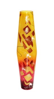 Ваза стеклянная 50см Арт-612 (7095)