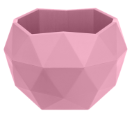 Горшок Топаз 0,45лит Пунш Арт-9645 (с дренажной системой)